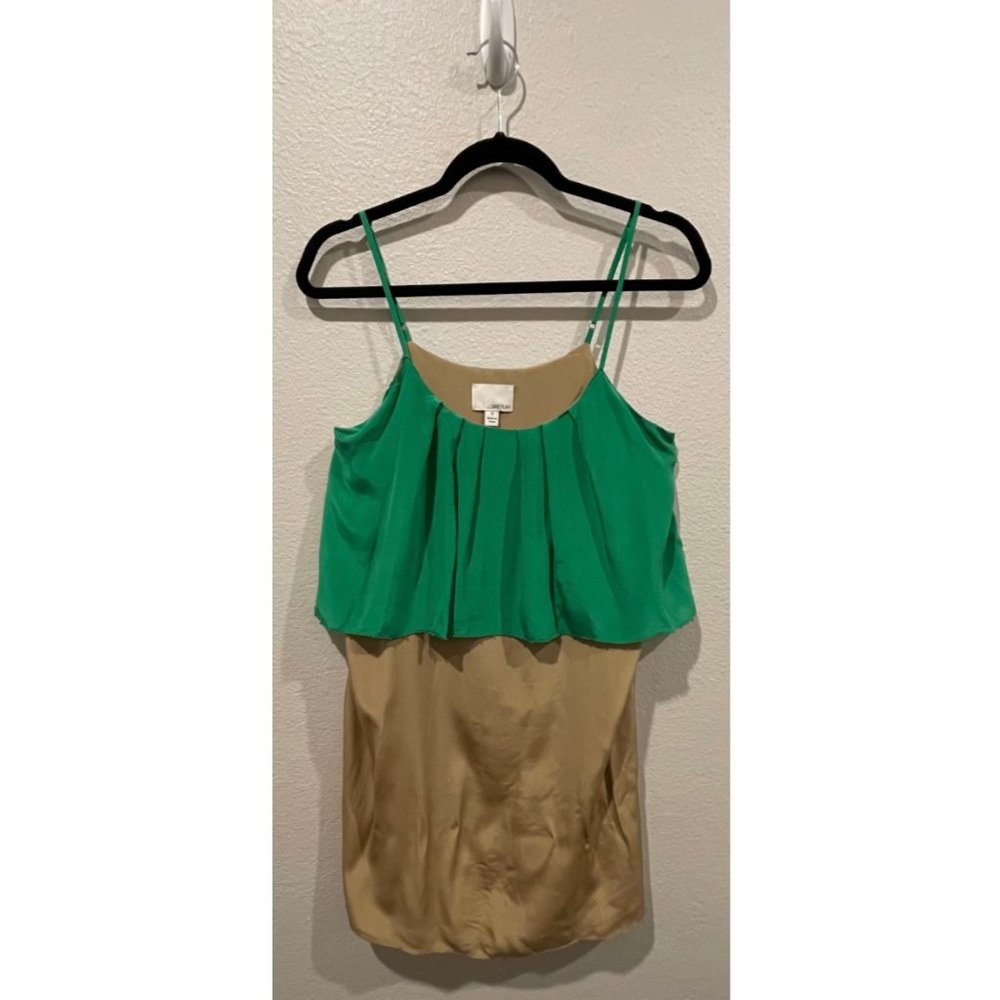 GREYLIN Sleeveless Beaded Silk Mini Dress